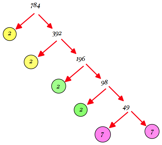 What is the square root of 784? + Example